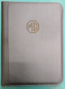 picture of engraved leather portfolio